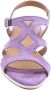 Laura Bellariva Platte Sandalen Purple Dames - Thumbnail 4