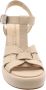 Laura Bellariva Traser Hoge Hak Sandalen Beige Dames - Thumbnail 4