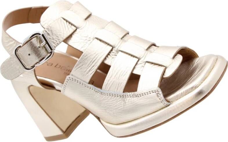 Laura Bellariva Hoge hak sandalen voor vrouwen Yellow Dames