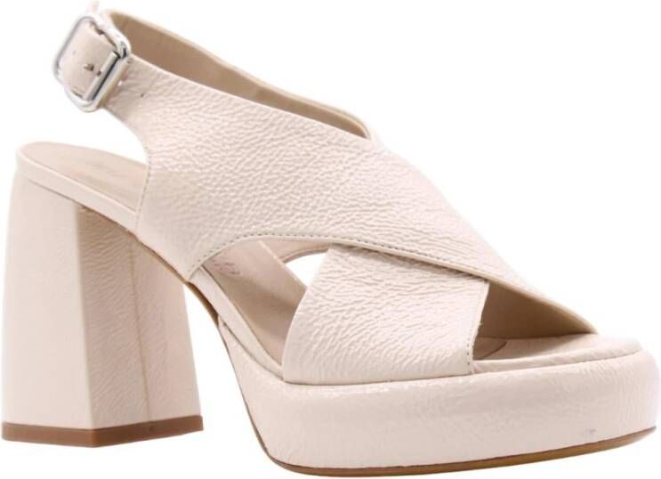 Laura Bellariva Urban Hoge Hak Sandalen Beige Dames