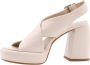 Laura Bellariva Urban Hoge Hak Sandalen Beige Dames - Thumbnail 3