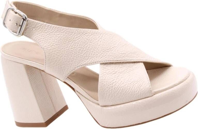 Laura Bellariva Urban Hoge Hak Sandalen Beige Dames