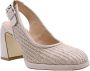 Laura Bellariva Stijlvolle Slingback Hakken Beige Dames - Thumbnail 3