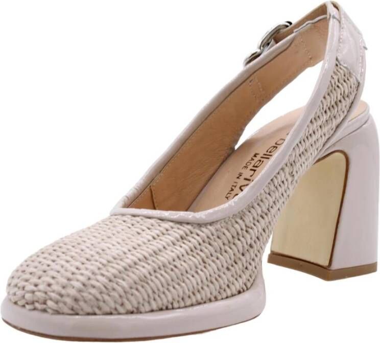 Laura Bellariva Stijlvolle Slingback Hakken Beige Dames
