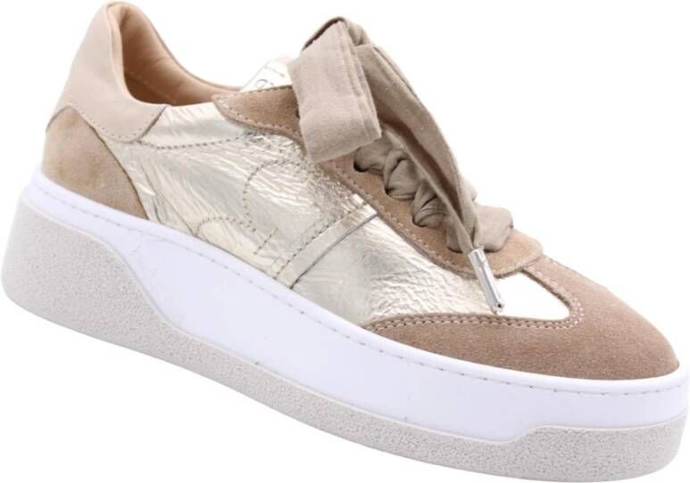 Laura Bellariva Tiffany Mode Sneakers Beige Dames