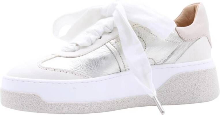 Laura Bellariva Trendy Leren Sneakers Wit Dames