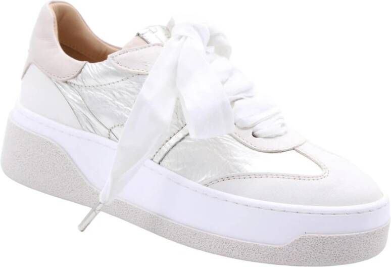 Laura Bellariva Trendy Leren Sneakers Wit Dames