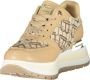 Laura Biagiotti Beige Geborduurde Sneakers met Verwijderbare Binnenzool - Thumbnail 4