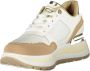 Laura Biagiotti Beige Damessneaker met Zijrits - Thumbnail 2