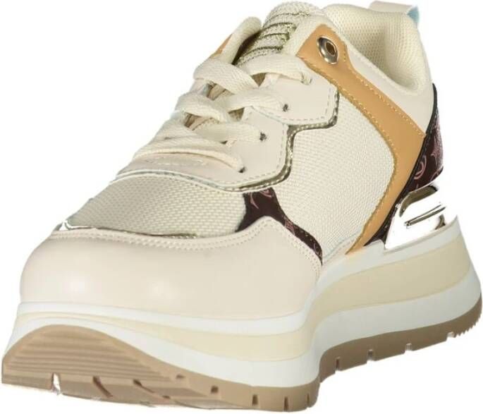 Laura Biagiotti Beige Damessneaker Sporty Chic