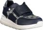 Laura Biagiotti Blauwe Polyester Sneaker met Elastiek Contrastdetails Logo Blue Dames - Thumbnail 15