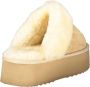 Laura Biagiotti Bont Slide Sandalen Beige Contrast Details Beige Dames - Thumbnail 3