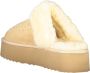 Laura Biagiotti Bont Slide Sandalen Beige Contrast Details Beige Dames - Thumbnail 4