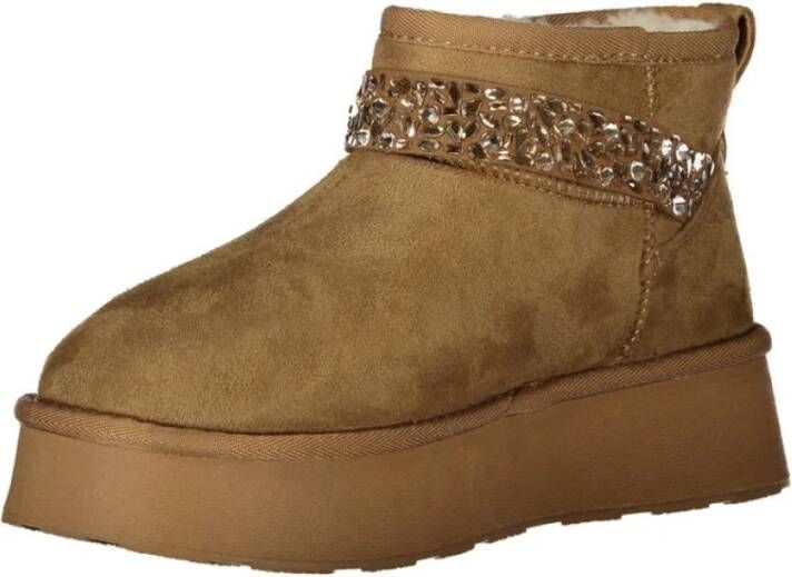 Laura Biagiotti Bruine Polyester Laarzen Brown Dames