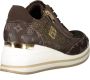 Laura Biagiotti Sportieve Bruine Sneakers met Zijrits Brown Dames - Thumbnail 5