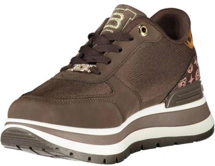 Laura Biagiotti Polyester Sneaker met Getextureerde Afwerking