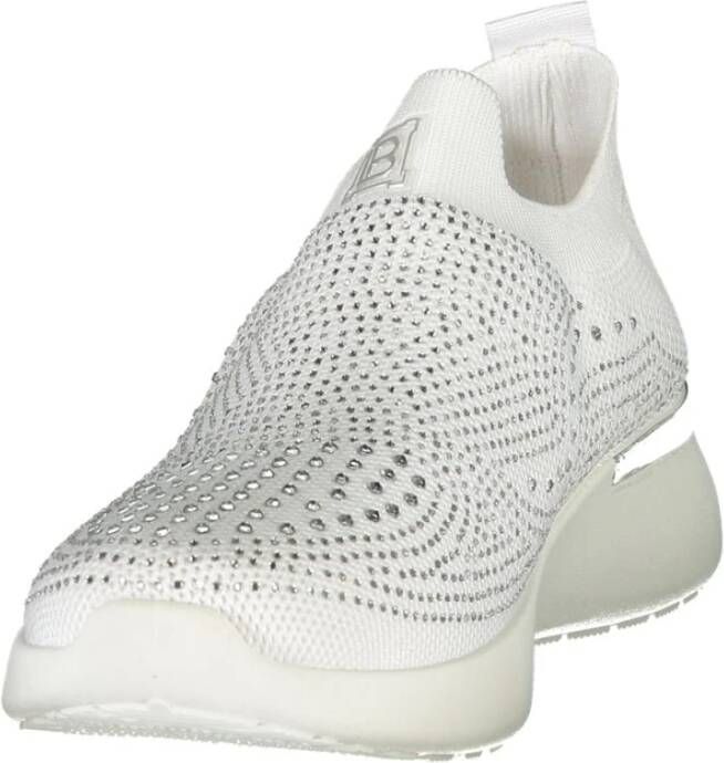 Laura Biagiotti Witte Dames Sneaker met Strass