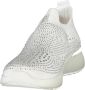 Laura Biagiotti Witte Dames Sneaker met Strass - Thumbnail 2