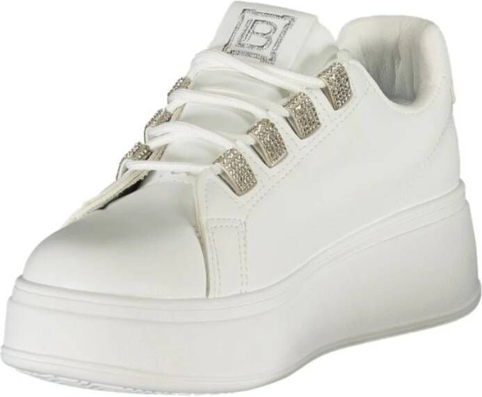 Laura Biagiotti Witte Damessneaker met Strass