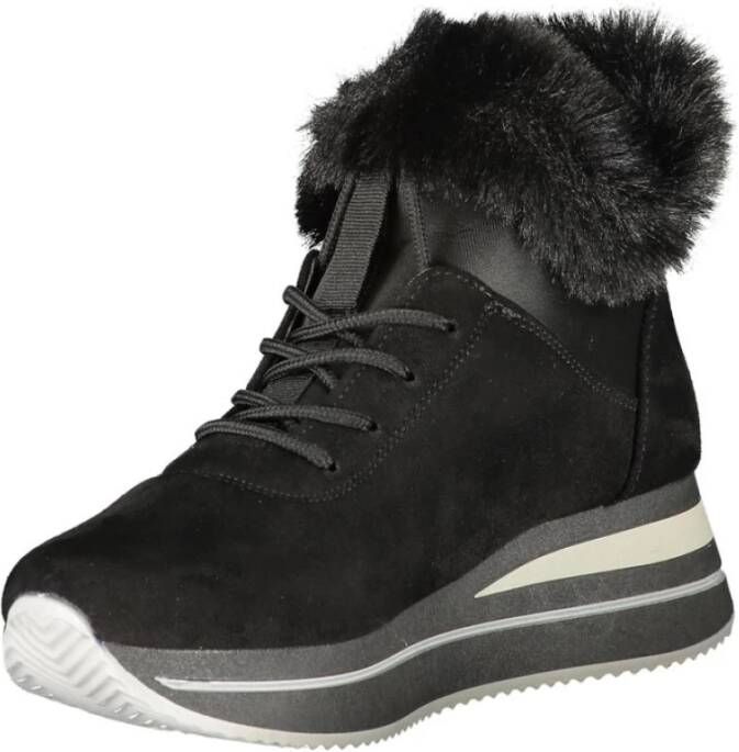 Laura Biagiotti Zwarte Dames Sneaker Enkellaars