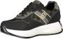 Laura Biagiotti Zwarte Polyester Sneaker Black Dames - Thumbnail 4