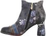 Laura vita Dames Enkellaarsjes Zwart Multicolor Dames - Thumbnail 3