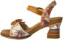 Laura Vita Multicolor Bloem Sandalen Decbyo Stijl - Thumbnail 2
