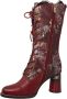 Laura vita Rode bloemen leren haklaarzen Red Dames - Thumbnail 4