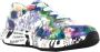 Laura vita Stijlvolle Damessneakers Jeans Blauw Multicolor Dames - Thumbnail 7