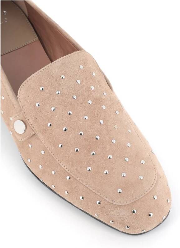 Laurence Dacade Beige Suède Sandalen met Studs