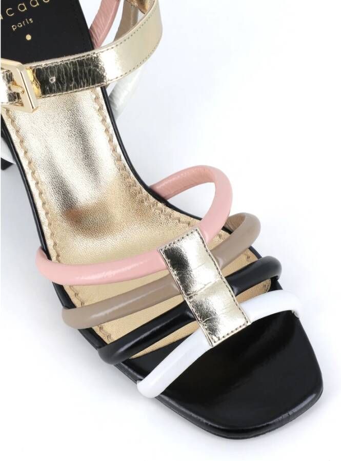 Laurence Dacade Multicolor Patent Leren Sandalen met Banden