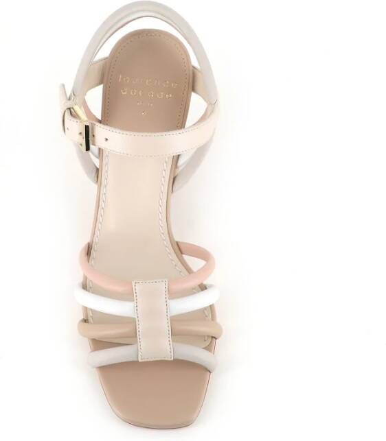 Laurence Dacade Multicolor zachte leren sandalen met bandjes