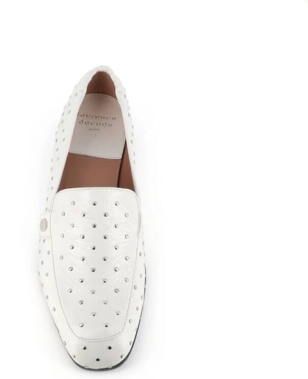 Laurence Dacade Witte Stud Amandel Sandalen