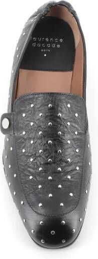 Laurence Dacade Zwarte leren sandalen met studs