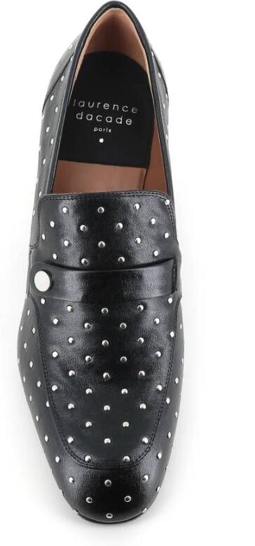 Laurence Dacade Zwarte Sandalen met Studs van Leer