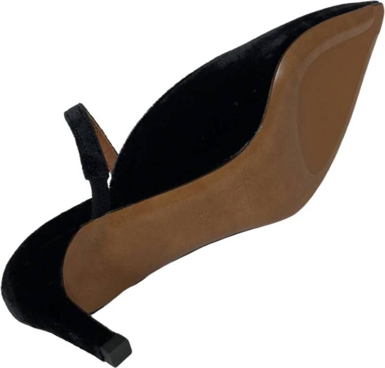L'Autre Chose Fluwelen sabot schoenen Made in Italy