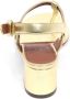 L'Autre Chose Gouden Leren Sandalen met 4 5 cm Hak - Thumbnail 2