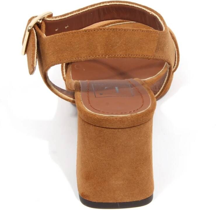 L'Autre Chose Suede Sandalen met 6cm Hak