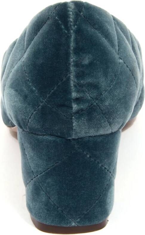 L'Autre Chose Velvet Lichtblauwe Schoenen