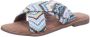 Lazamani Blauwe Dames Slide Sandalen Comfort Stijl - Thumbnail 4