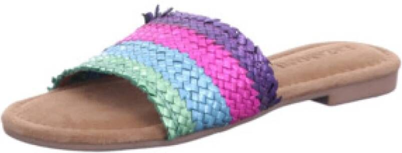 Lazamani Blauwe Dames Slippers Comfort Stijl