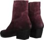 Lazamani Bordeaux Western Enkellaarsje Bruin Dames - Thumbnail 7