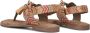 Lazamani Bruin Leren Sandalen 75.119 Brown Dames - Thumbnail 9