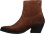 Laza i Western enkellaarsje met vervaagde kleur en puntige neus Brown - Thumbnail 15