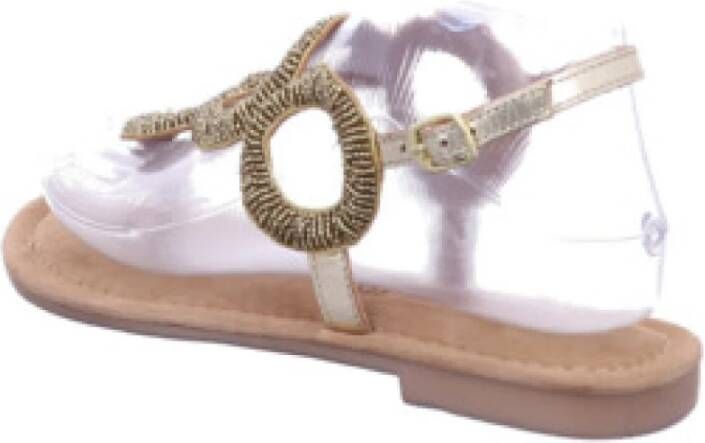 Lazamani Gouden Sandalen