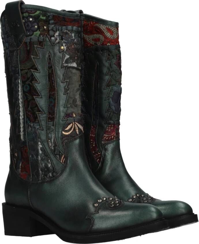 Lazamani Handgemaakte Western Stijl Laarzen Multicolor Dames