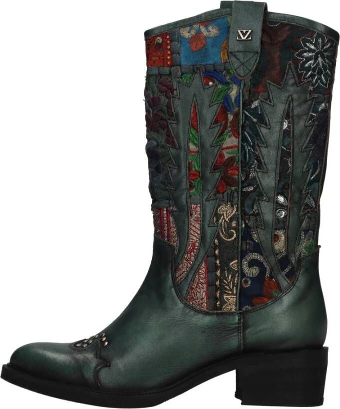 Lazamani Handgemaakte Western Stijl Laarzen Multicolor Dames