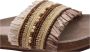 Lazamani Florita Dames Slippers Biscuit - Thumbnail 7