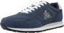Le Coq Sportif Blauwe Nylon Leren Sneakers Blue Heren - Thumbnail 6