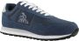 Le Coq Sportif Blauwe Nylon Leren Sneakers Blue Heren - Thumbnail 9